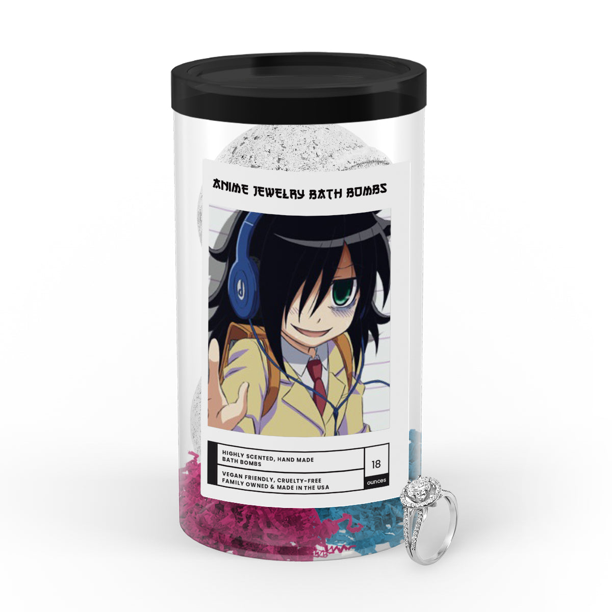 Kuroki, Tomoko (黒木 智子) | Anime Jewelry Bath Bombs