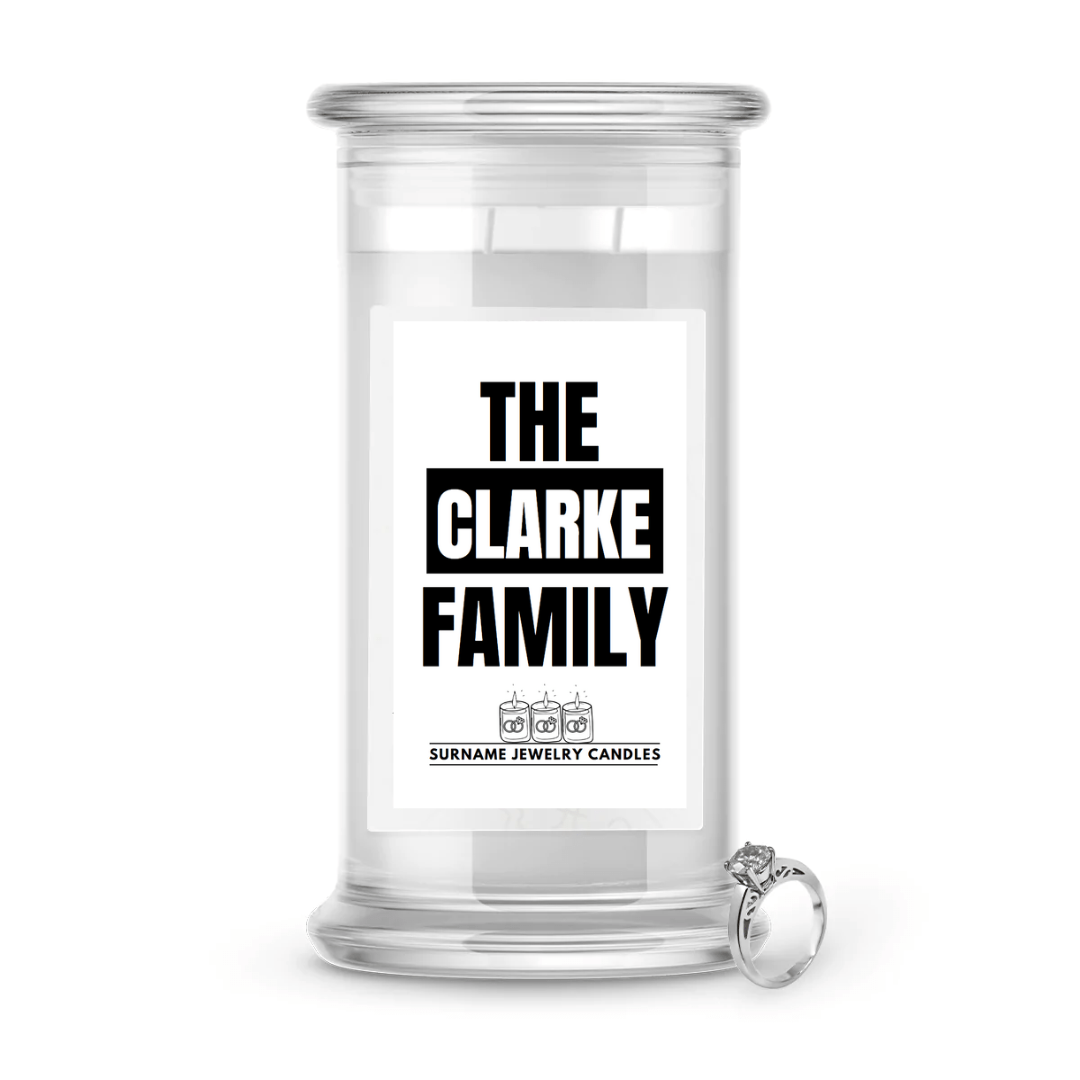 The Clarke Family | Surname Jewelry Candles