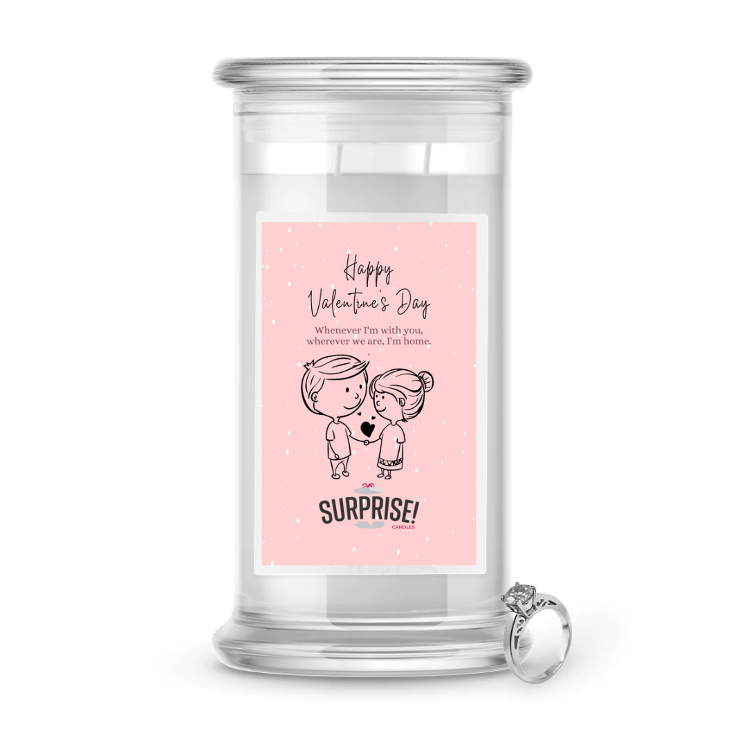 Happy Valentine's Day | Valentine's Day Surprise Jewelry Candles