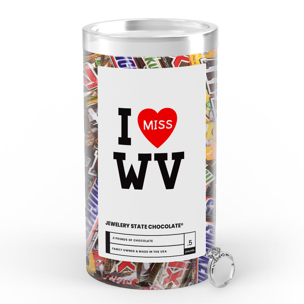 I miss WV Jewelry State Chocolate