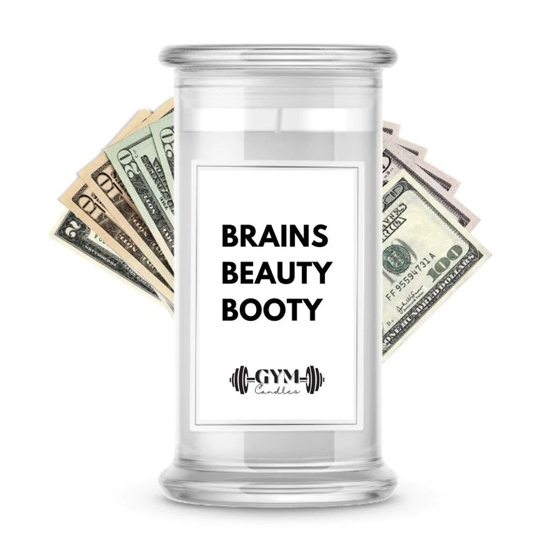 Brains Beauty Booty | Cash Gym Candles