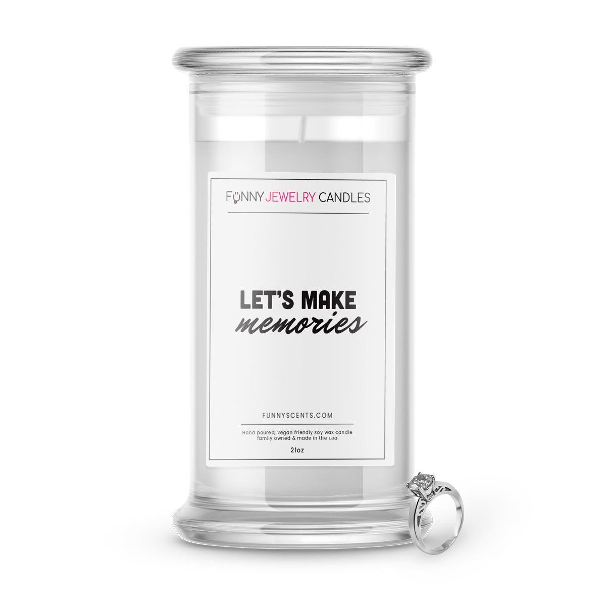 Let's make memories Jewelry Funny Candles
