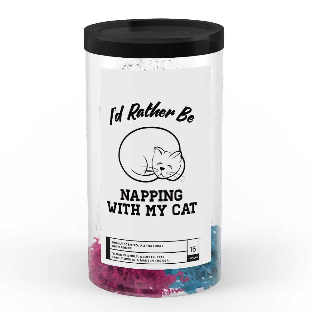I'd rather be Napping With My Cat Bath Bombs