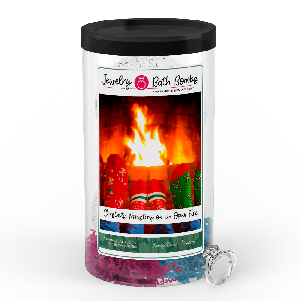 Chestnuts Roasting On An Open Fire Jewelry Bath Bomb