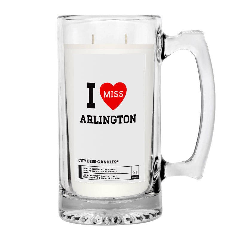 I miss Arlington City Beer Candle