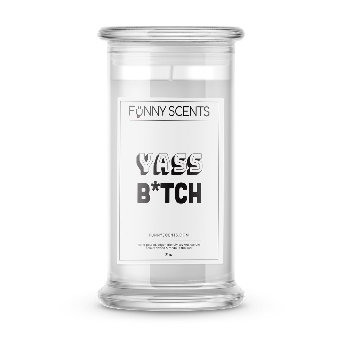 Yass Bitch Funny Candles