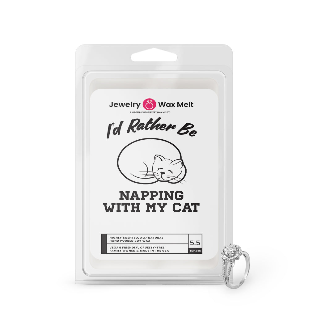 I'd rather be Napping With My Cat Jewelry Wax Melts