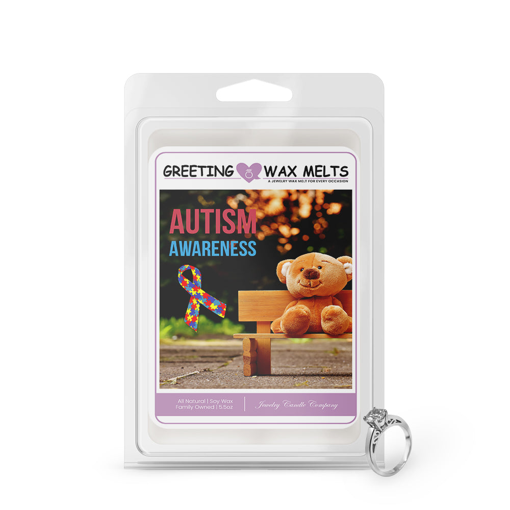Autism Awareness Greetings Wax Melt