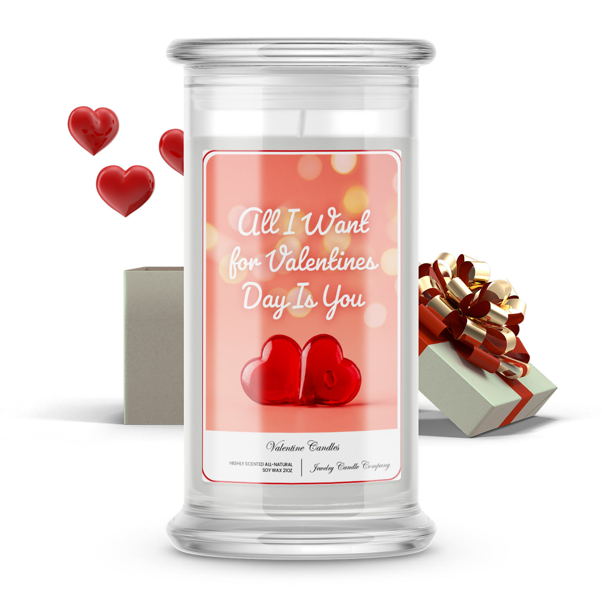 All I Want for Valentines day is you Candle