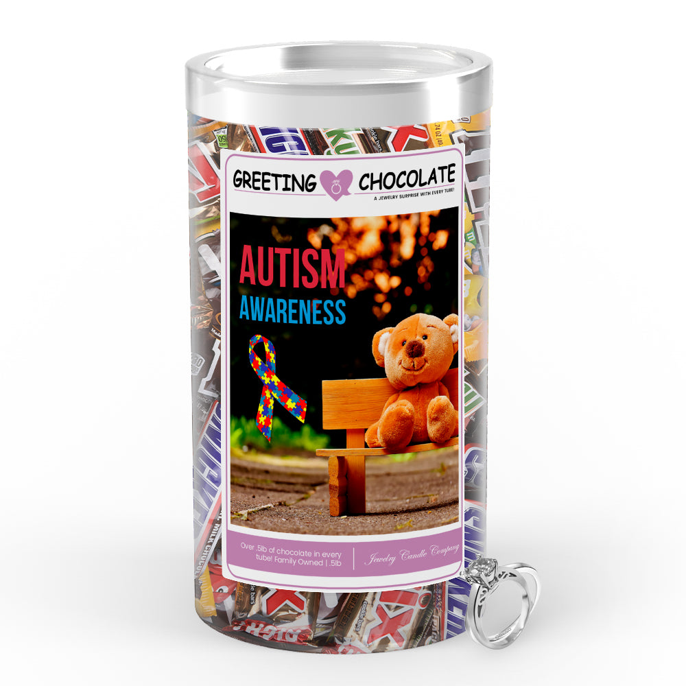 Autism Awareness Greetings Chocolate