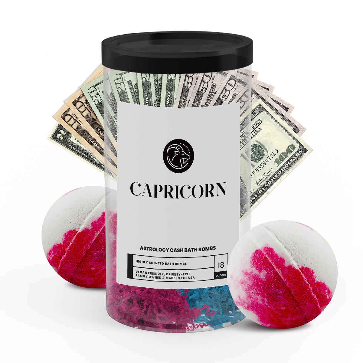 Capricorn Astrology Cash Bath Bombs