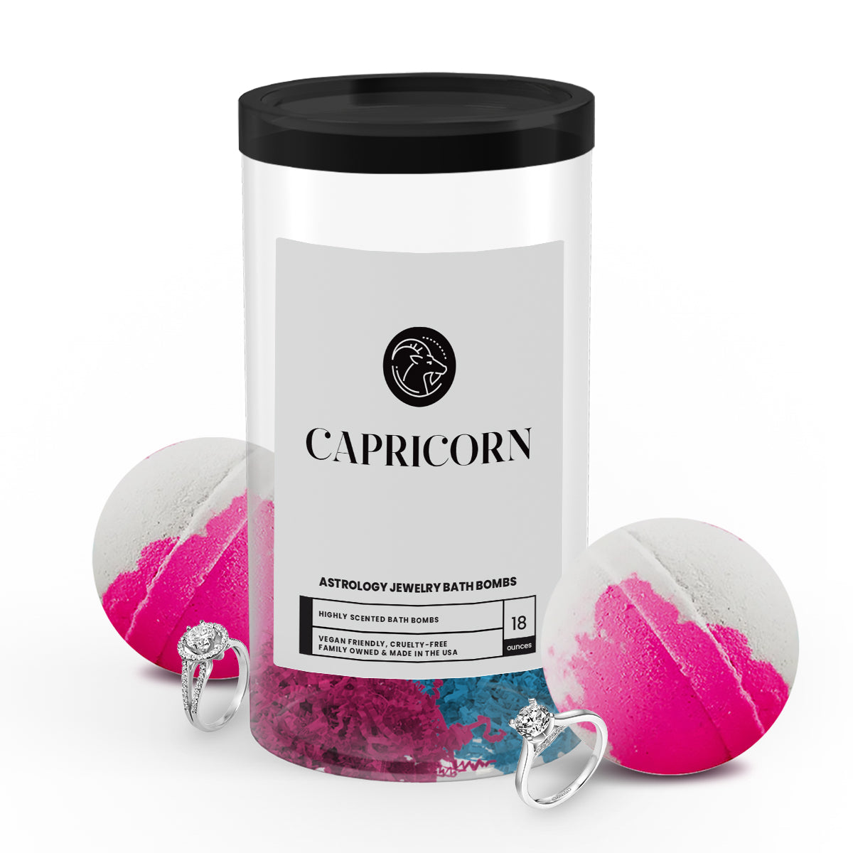 Capricorn Astrology Jewelry Bath Bombs