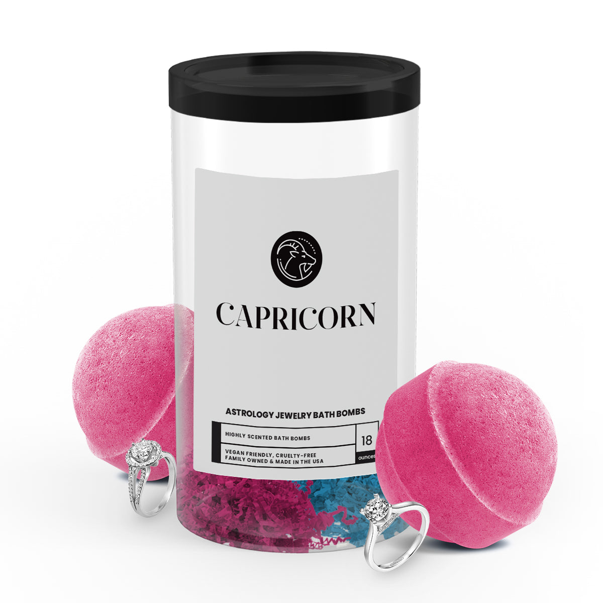 Capricorn Astrology Jewelry Bath Bombs