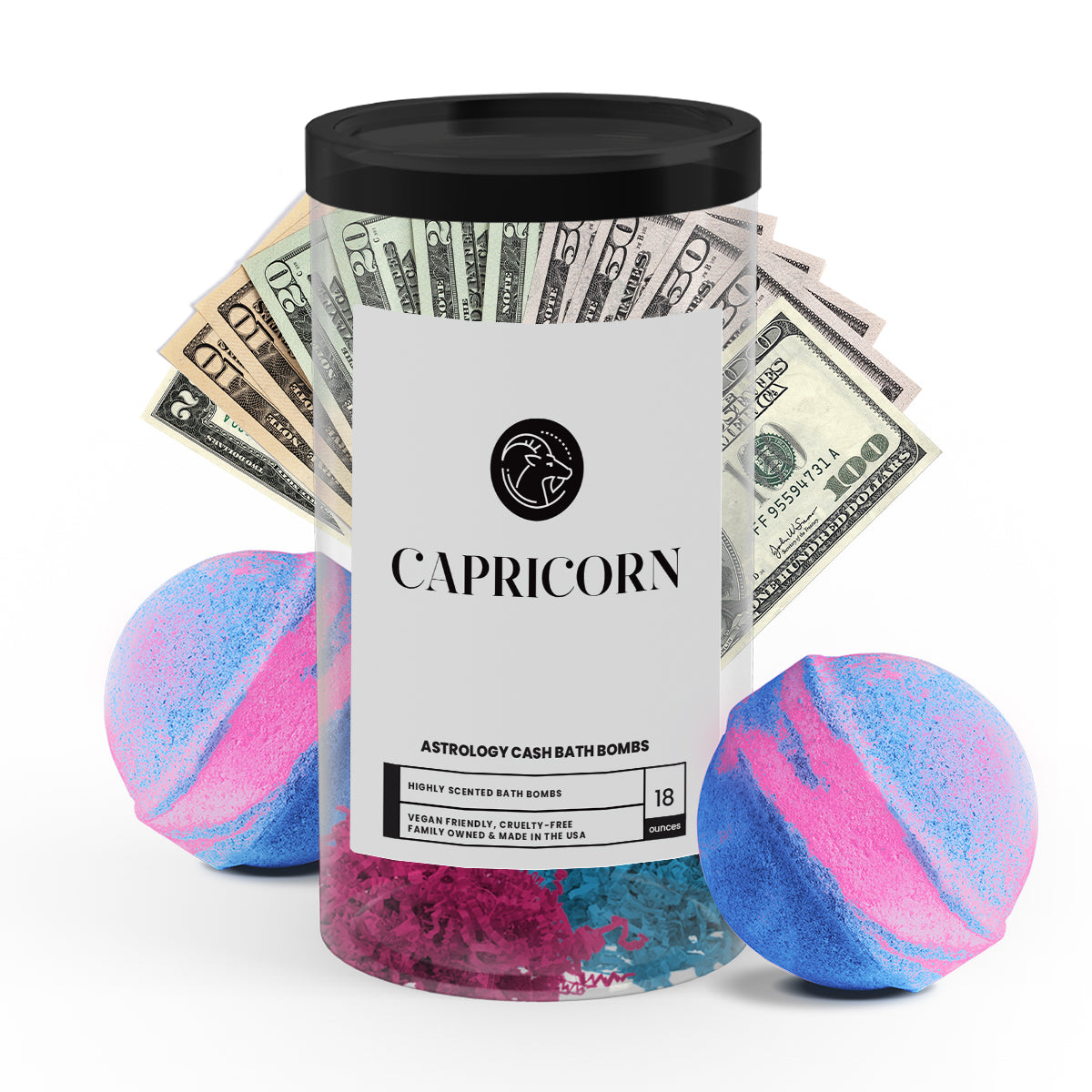 Capricorn Astrology Cash Bath Bombs