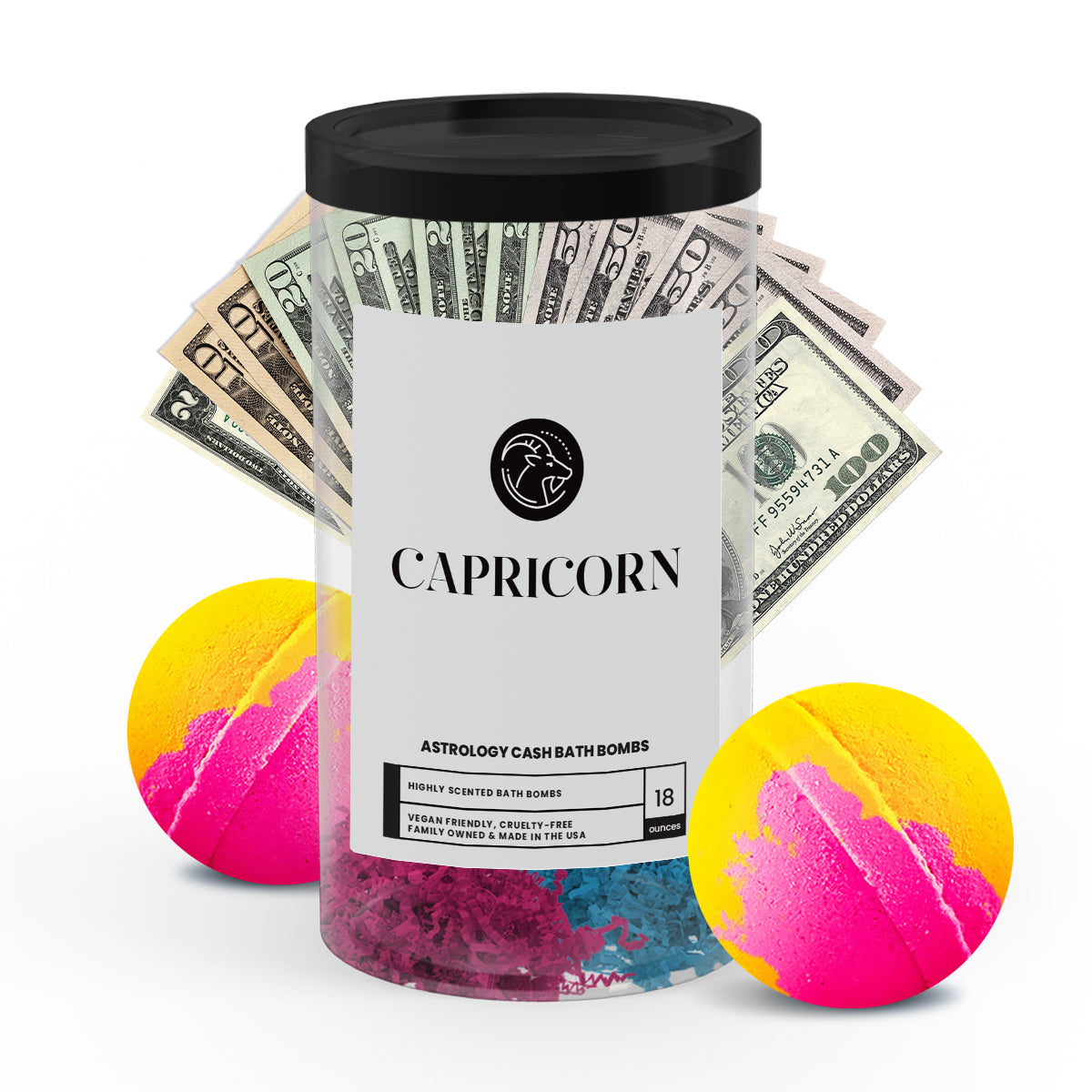 Capricorn Astrology Cash Bath Bombs