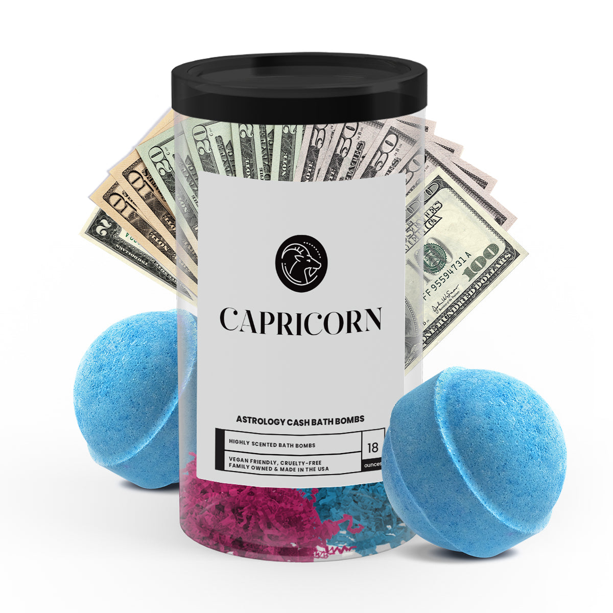 Capricorn Astrology Cash Bath Bombs