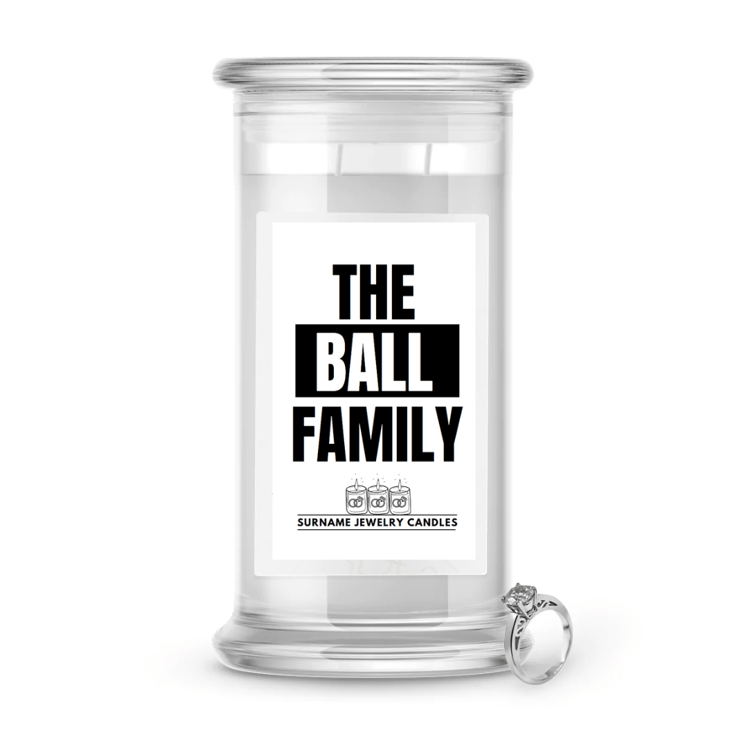 The Ball Family | Surname Jewelry Candles