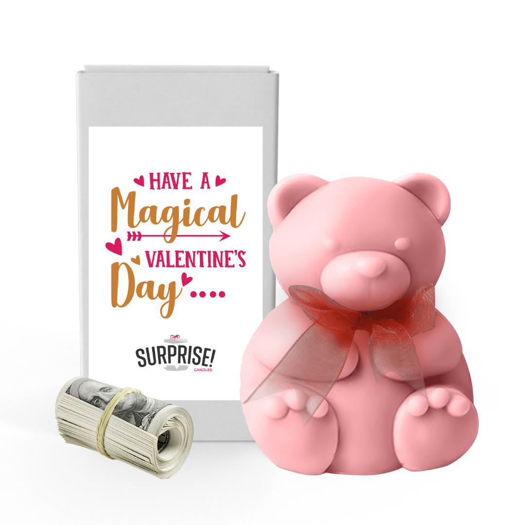 Have a Magical Valentine's Day | Valentines Day Surprise Cash Money Bear Wax Melts