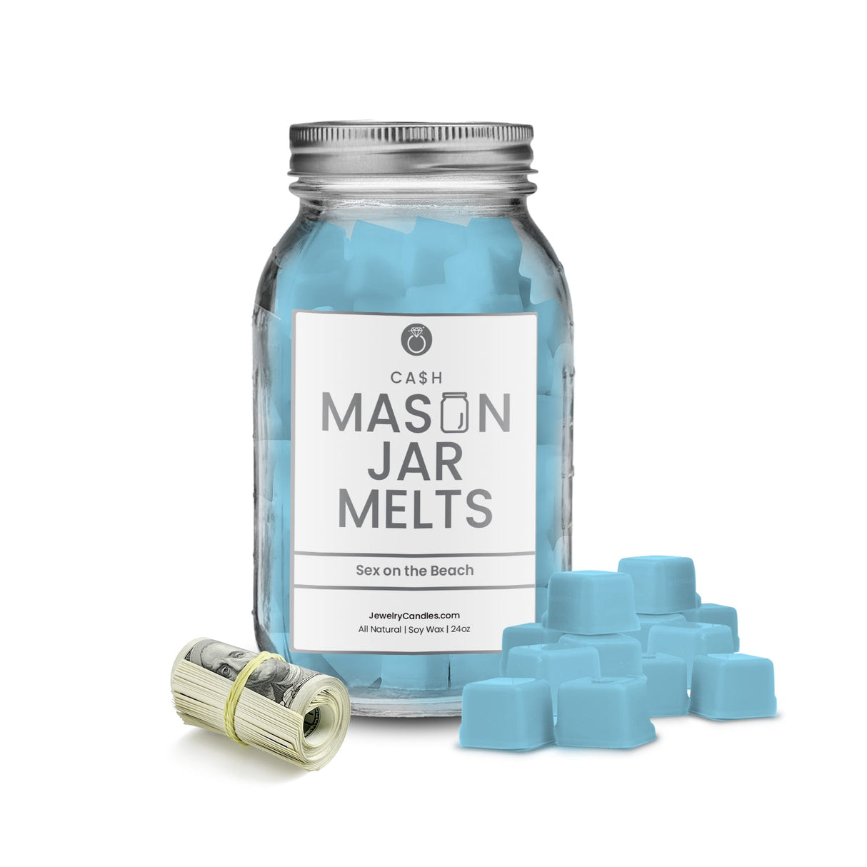 Sex on the beaches | Mason Jar Cash Wax Melts