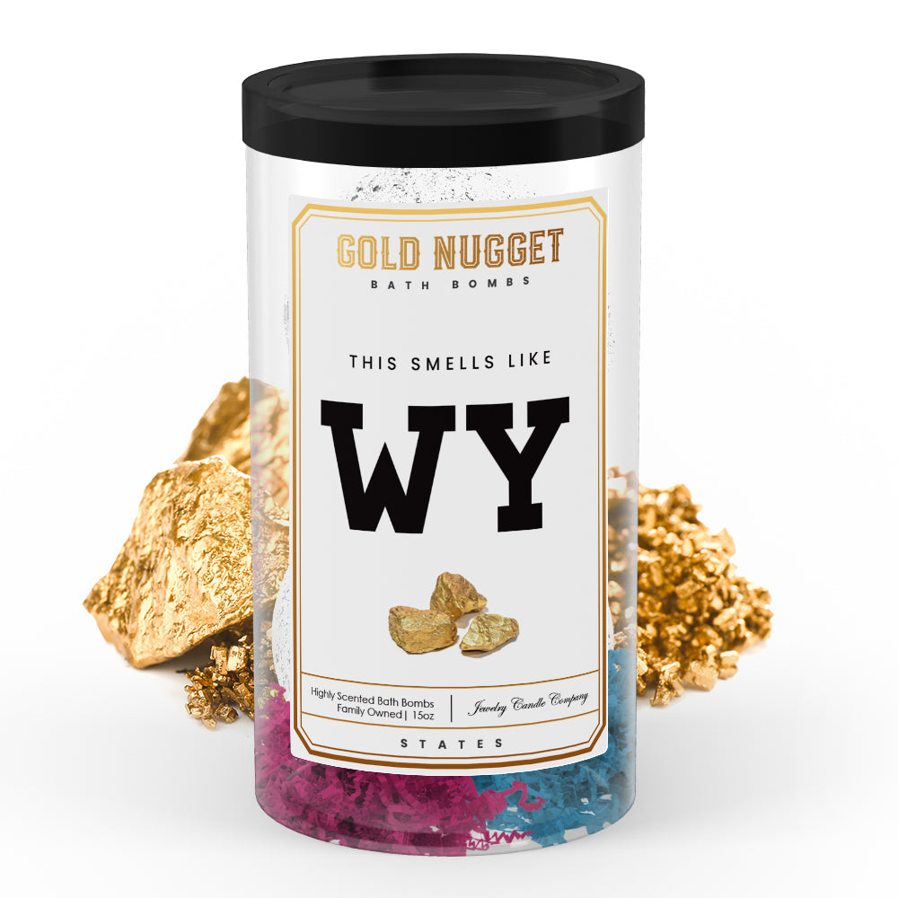 This Smells Like WY State Gold Nugget Bath Bombs