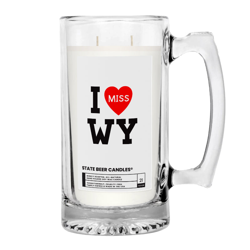I miss WY State Beer Candles