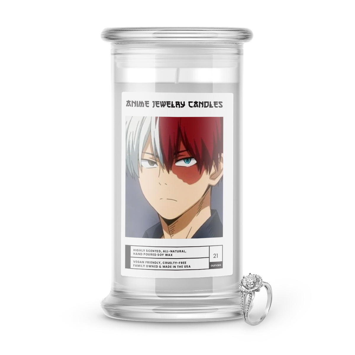 Todoroki, Shouto | Anime Jewelry Candles