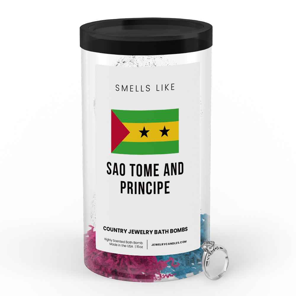 Smells Like Sao Tome and Principe Country Jewelry Bath Bombs