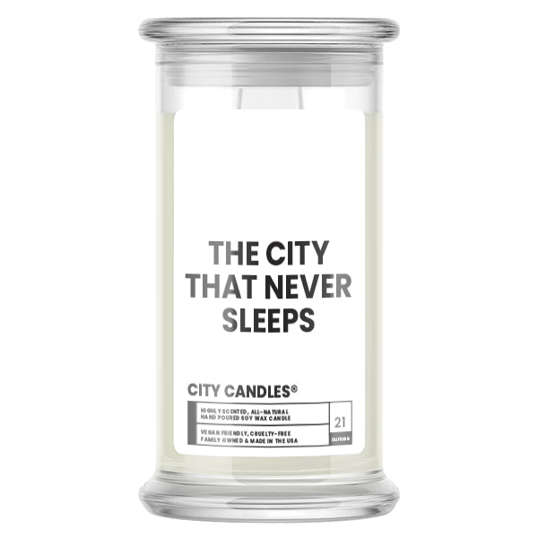 The City That Never Sleeps City Candle