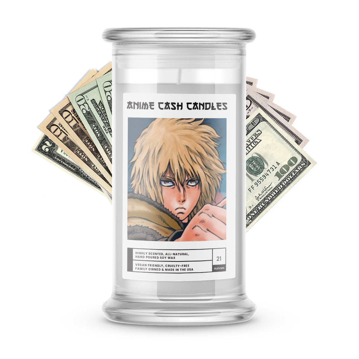 Thorfinn | Anime Cash Candle