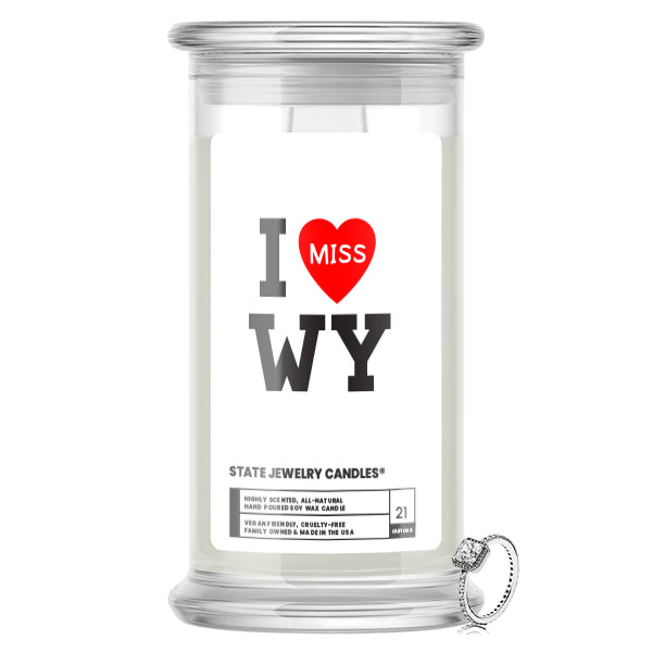 I miss WY State Jewelry Candle