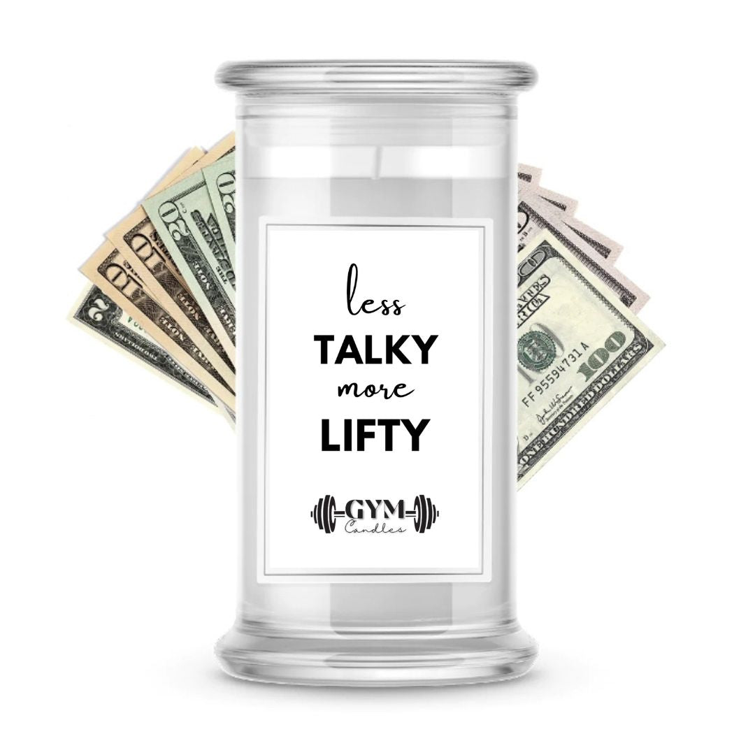 Less Talky more Lifty | Cash Gym Candles
