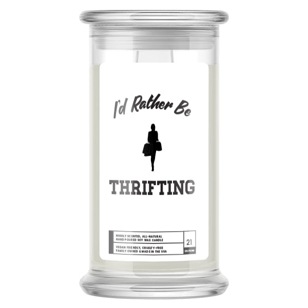 I'd rather be Thrifting Candles