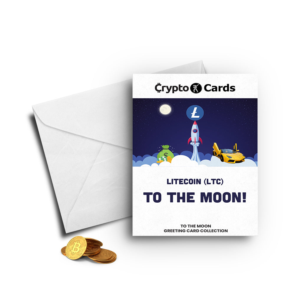 Litecoin (LTC) To The Moon! Crypto Cards