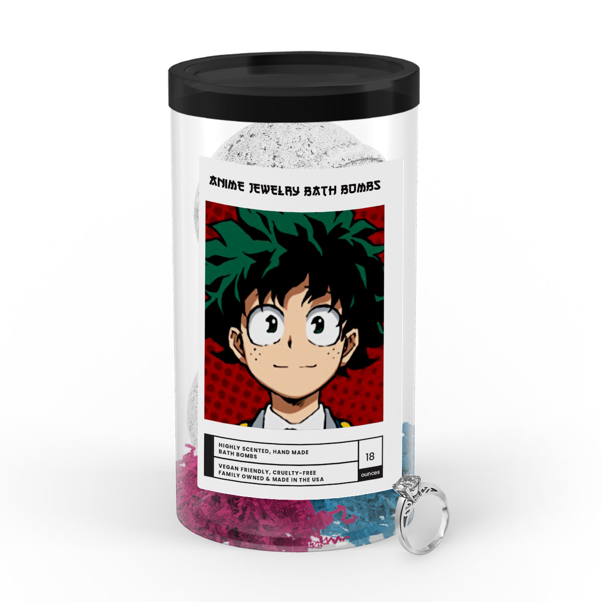 Midoriya, Izuku (緑谷 出久) | Anime Jewelry Bath Bombs