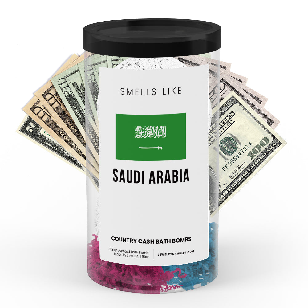 Smells Like Saudi Arabia Country Cash Bath Bombs