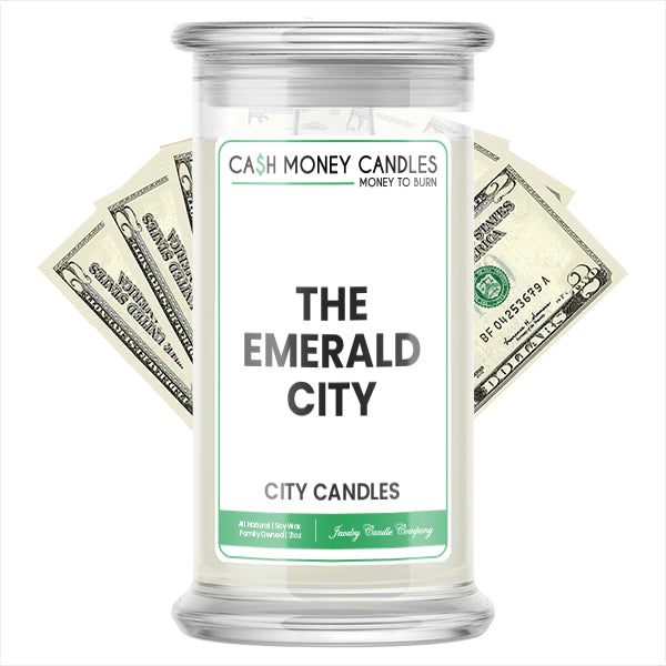 The Emerald City Cash Candle