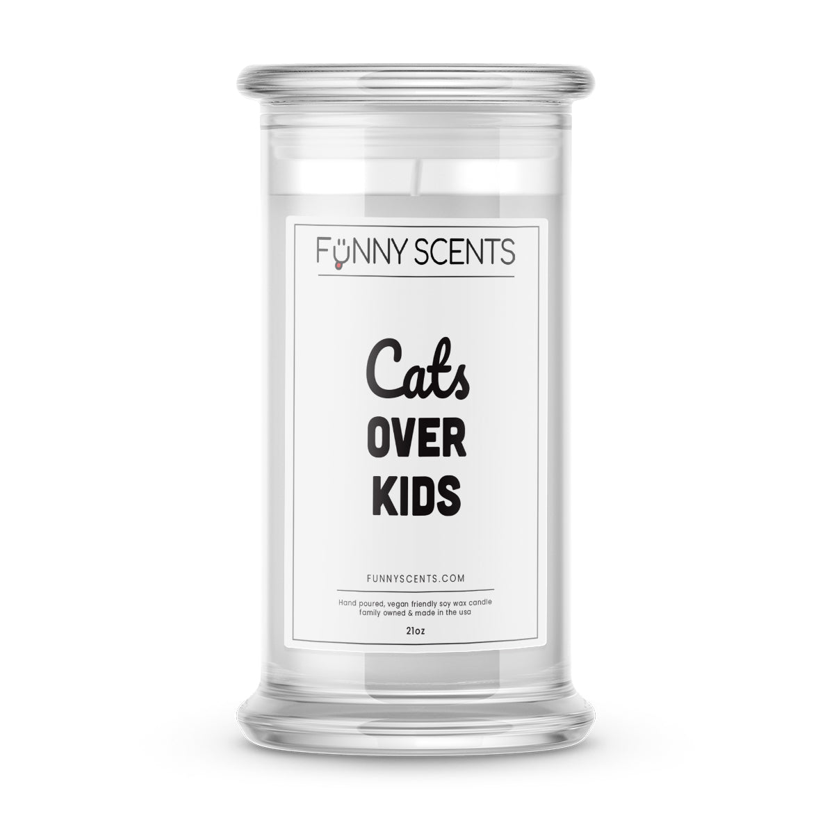 Cats Over Kids Funny Candles