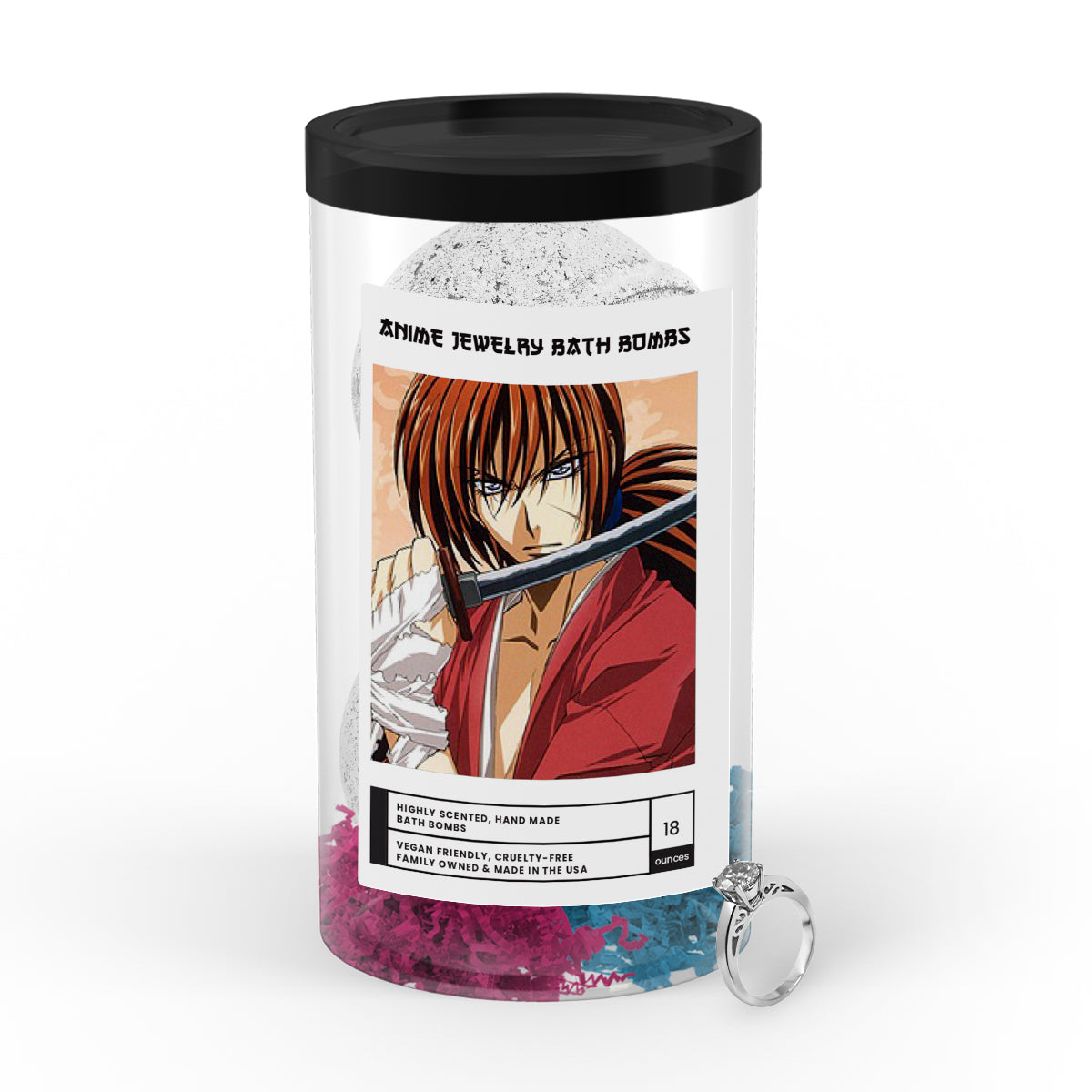 Himura, Kenshin (緋村 剣心) | Anime Jewelry Bath Bombs