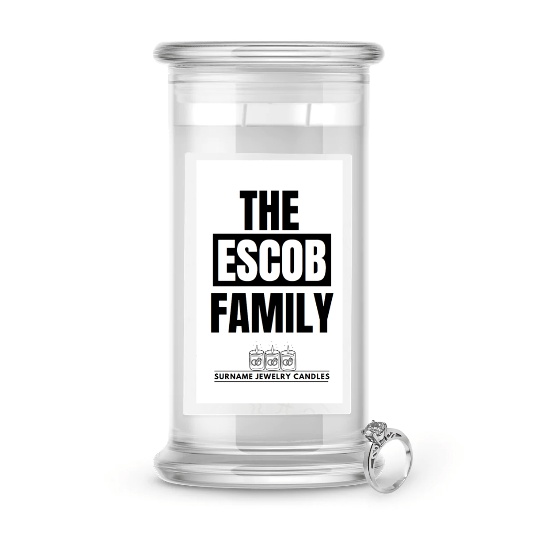 The Escob Family | Surname Jewelry Candles