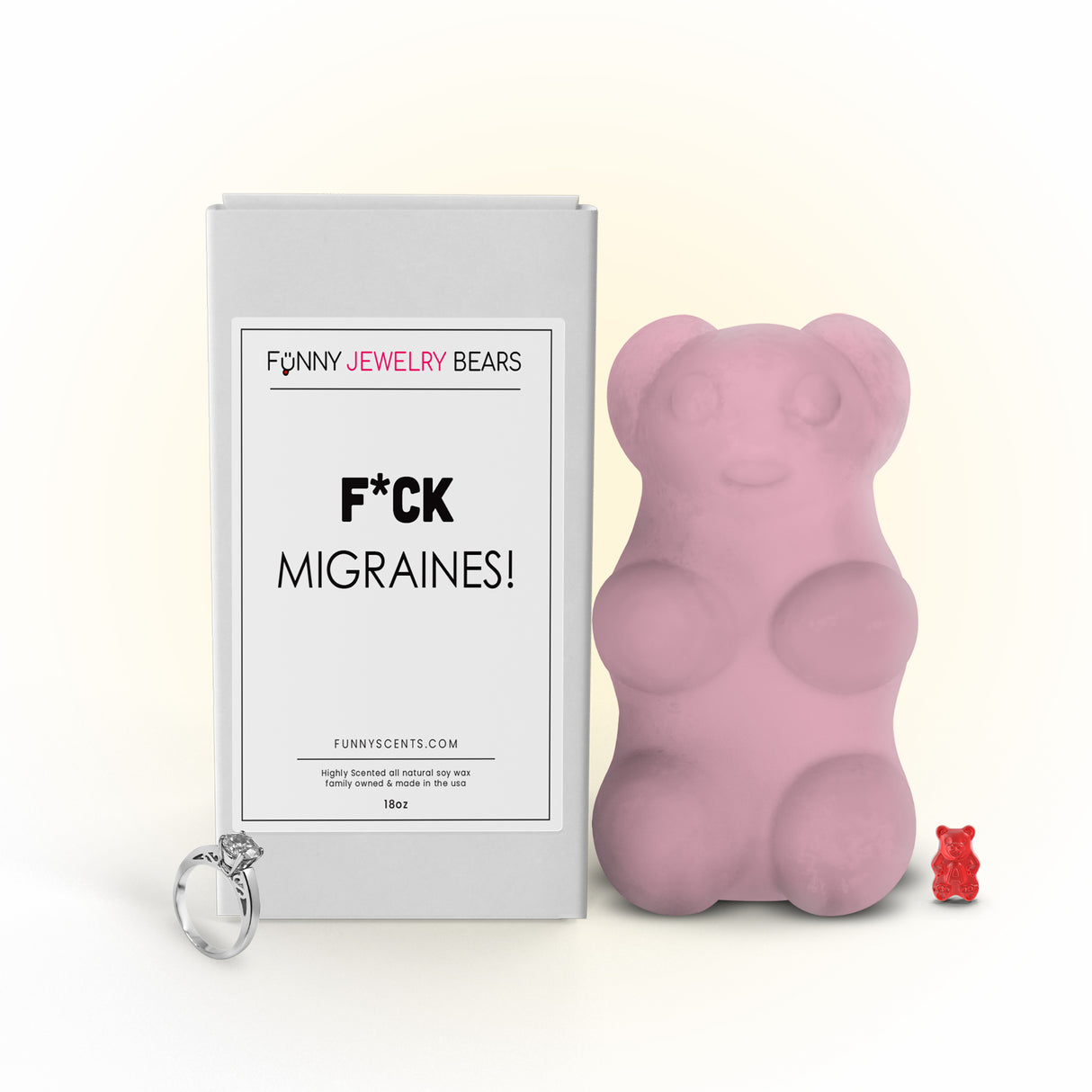 F*ck Migrains! Funny Jewelry Bear Wax Melts