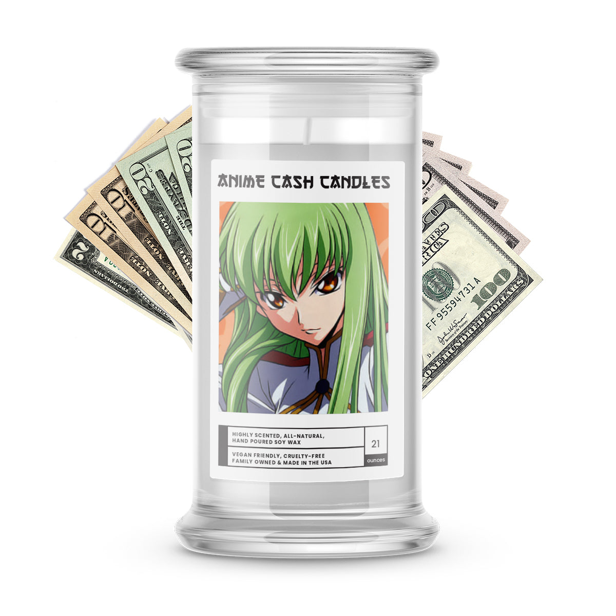 C.C. | Anime Cash Candle