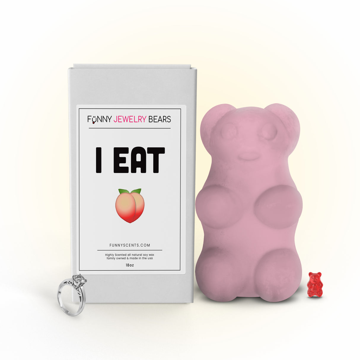 I Eat ass Funny Jewelry Bear Wax Melts