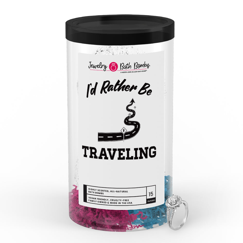 I'd rather be Traveling Jewelry Bath Bombs