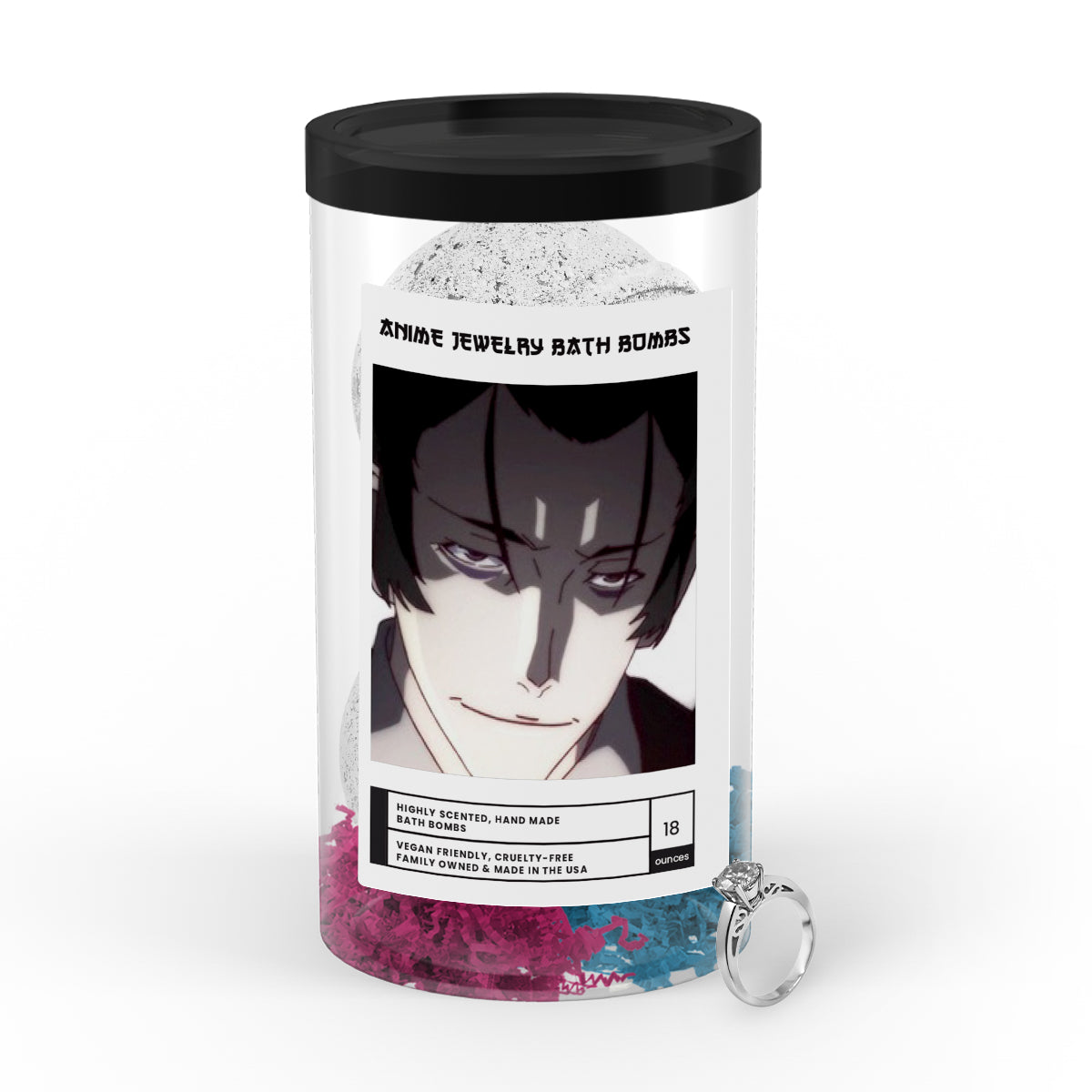 Kaiki, Deishuu (貝木 泥舟) | Anime Jewelry Bath Bombs