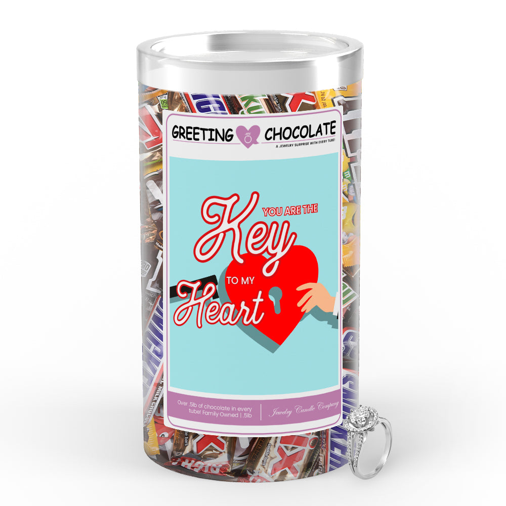 You are the Key to my heart Greetings Chocolate