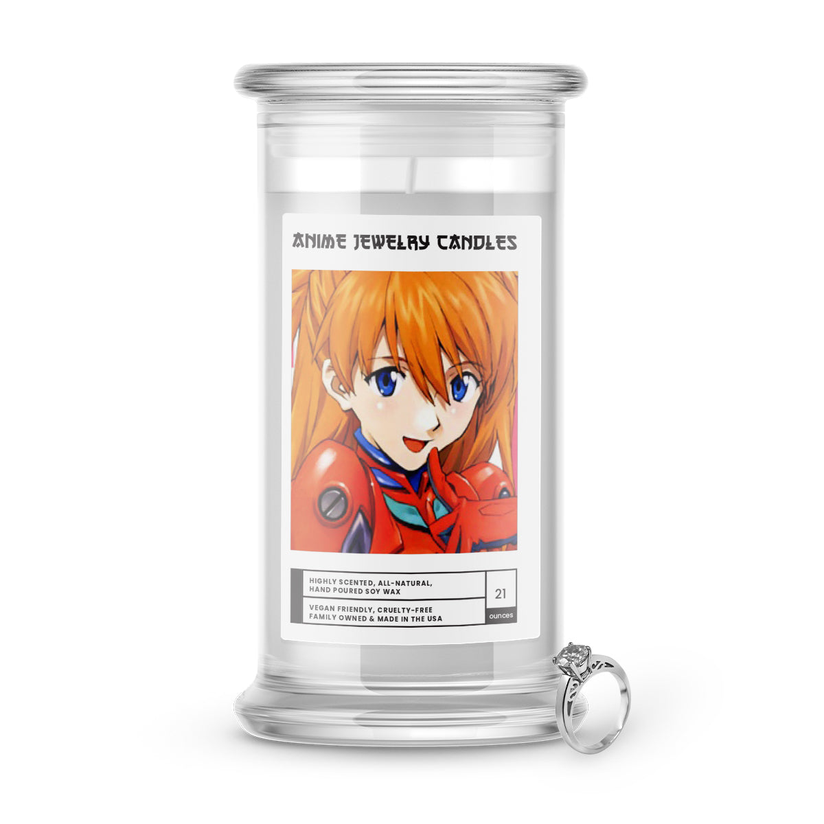 Souryuu, Asuka Langley | Anime Jewelry Candles