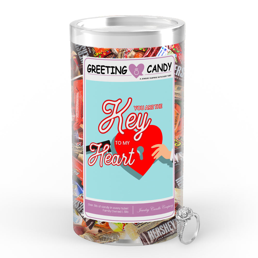 You are the Key to my heart Greetings Candy