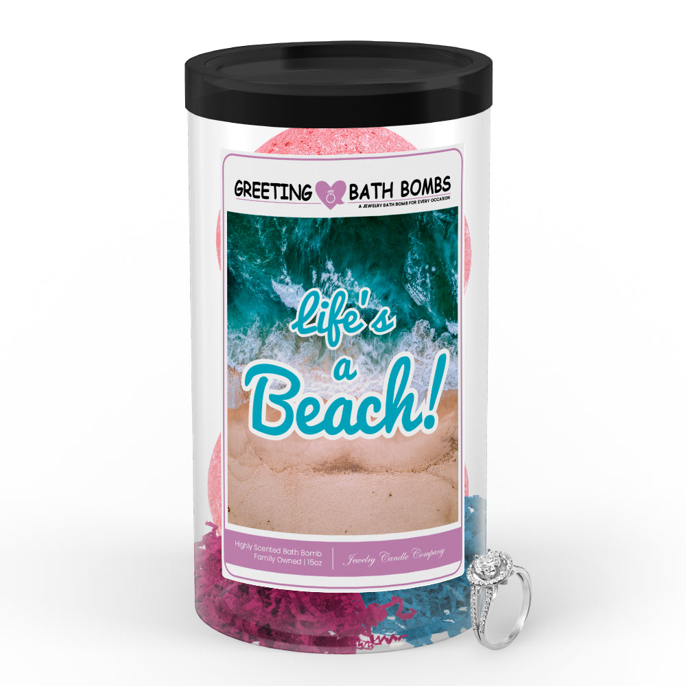Life's a beach Greetings Bath Bombs