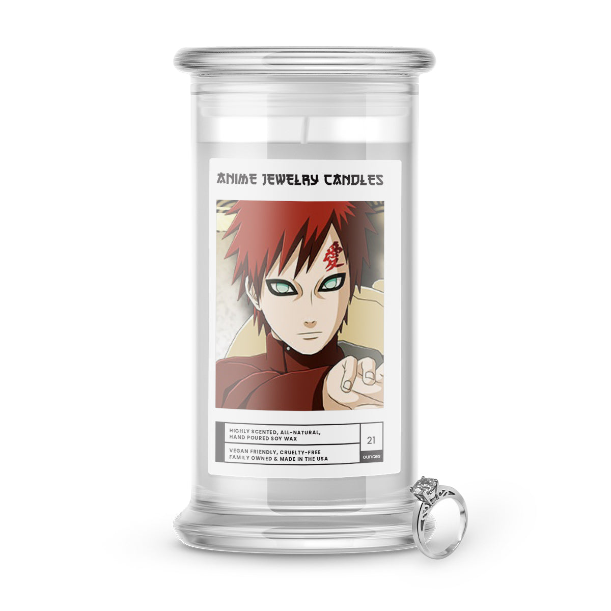 Gaara | Anime Jewelry Candles