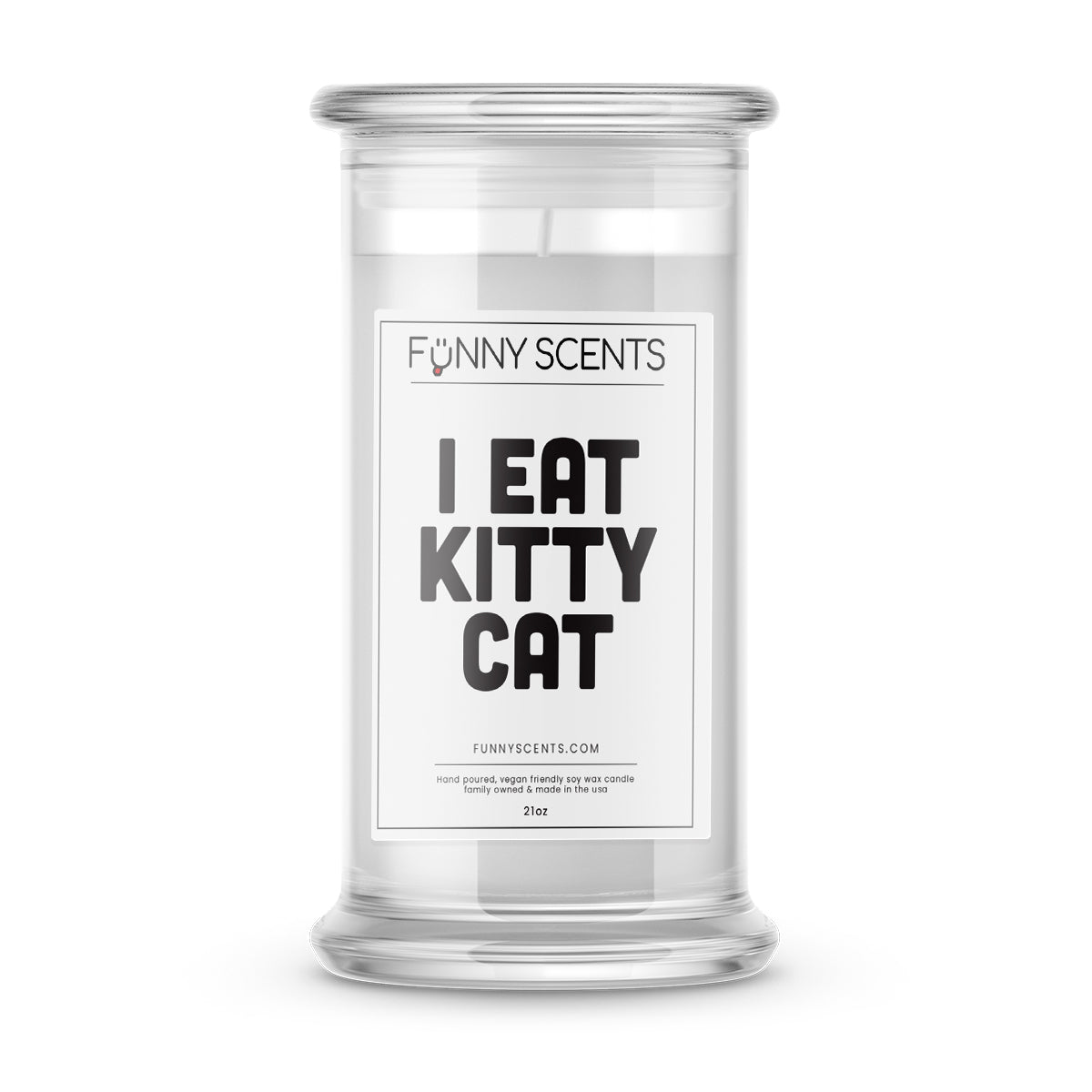 I Eat Kitty Cat Funny Candles